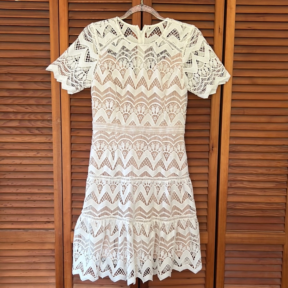 Bohme lace mini dress